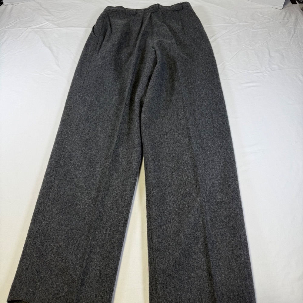 Lot 2 NWOT Vintage Savannah Wool Blend Pants Womens 10 Lined Academia Brown Gray - Picture 2 of 9